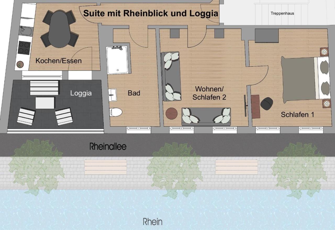 Rhein-Suites Boppard Exterior foto